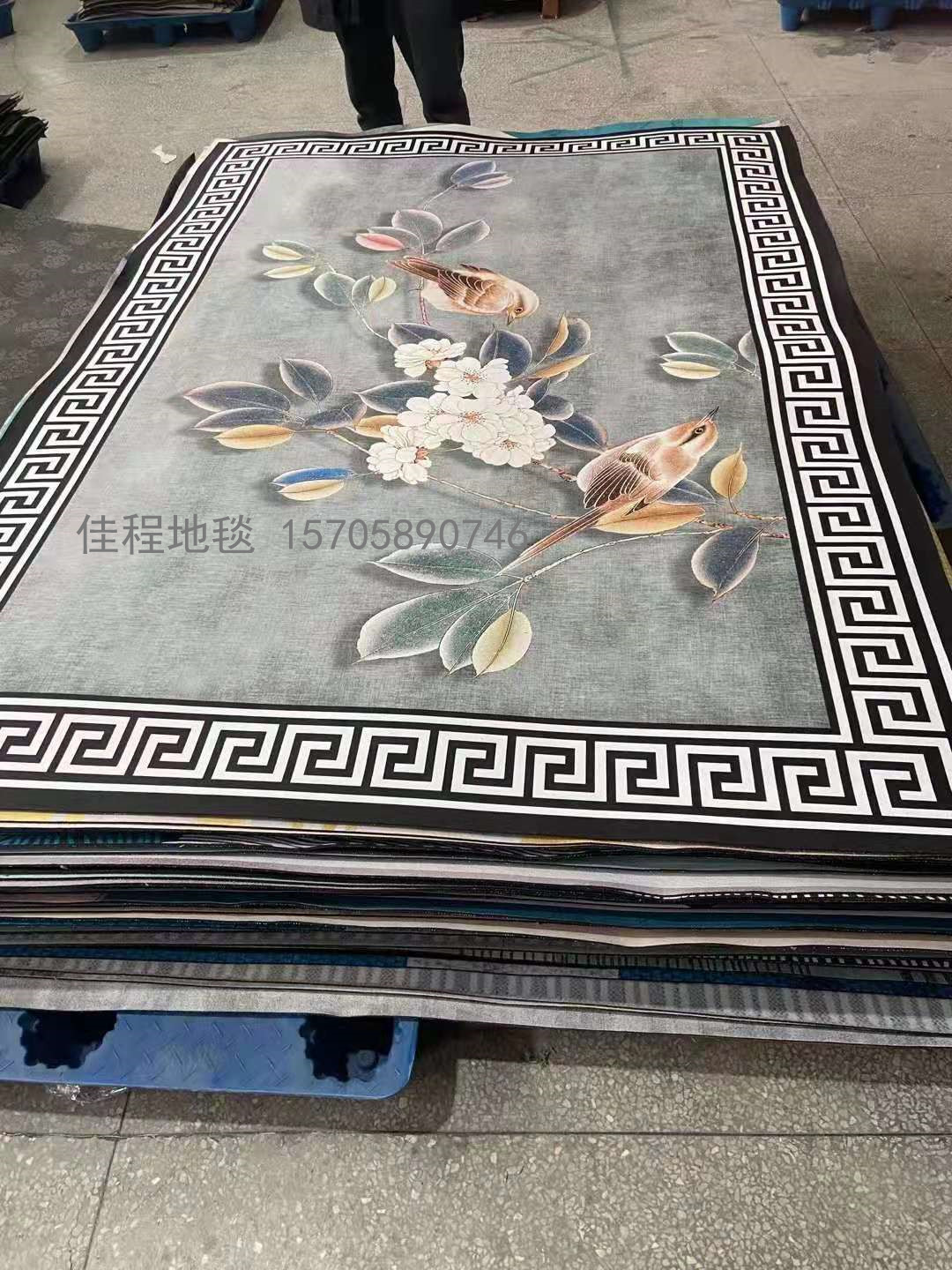 Cross-Border Retro Style Oriental Exquisite Pattern Carpet Manufacturer Wholesale High Quality Non-Slip Home Living Room Carpet