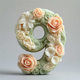 Sanxin Flower Digital Aromatherapy Candle Silicone Mold DIY Fragrance Ornaments Stereo Digital Gypsum Silicone Mold