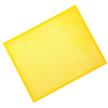 【小额批发】多种尺寸 意蜂塑料隔王板 黄色圆弧孔 养蜂工具出口