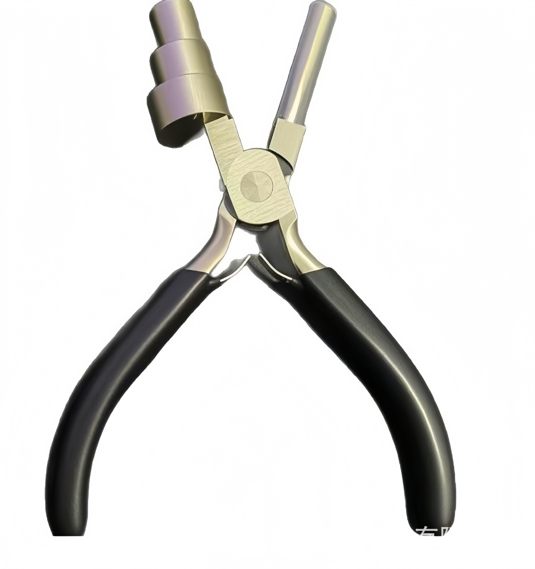 대형 3단 펜치/광택 검정색 손잡이