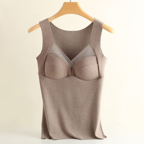 Live broadcast new thermal vest for women plus fat and enlarged lace suspenders belly underwear thickened sexy bottoming clothing for women
