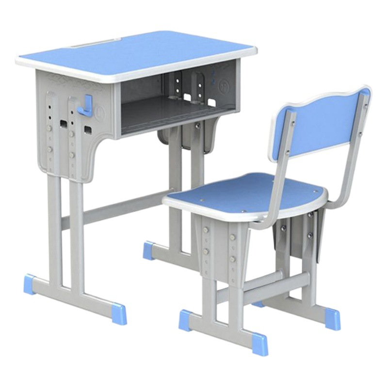 School Desk and Chair Training Desk Study Desk Children's Desk Single Training Desk Liftable Student Desk and Chair