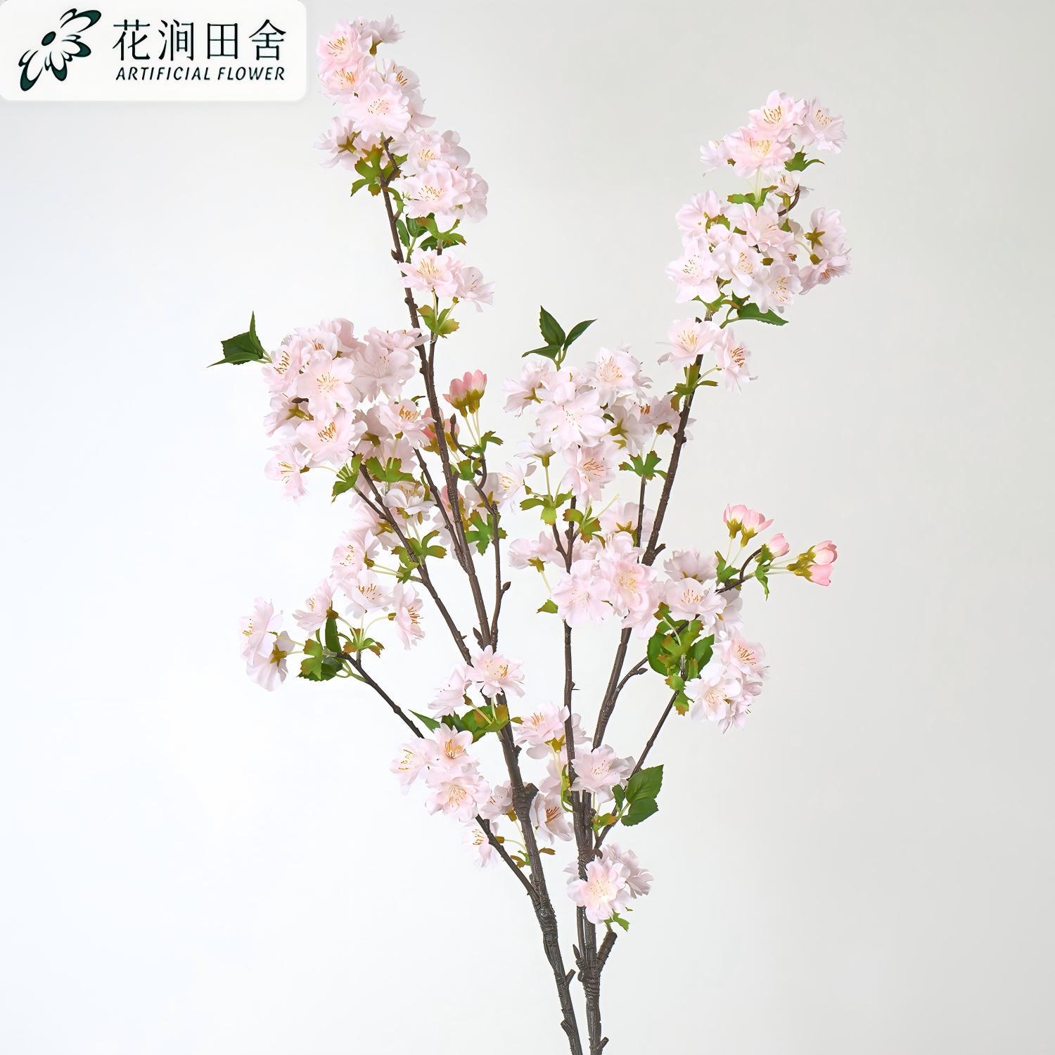 Simulated large-branch cherry blossoms
