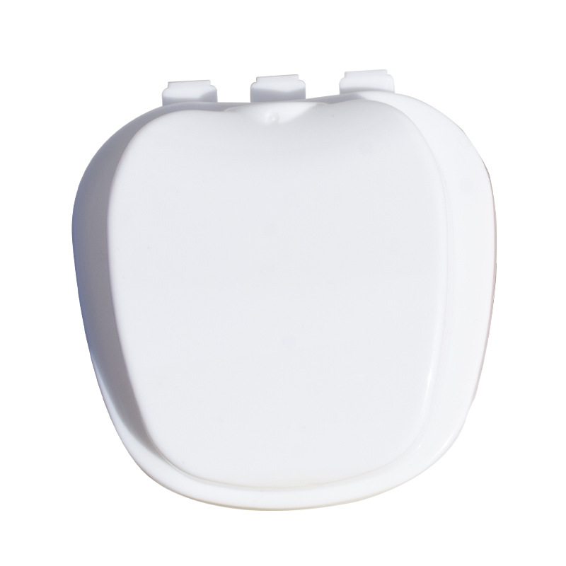 Caja de dientes Caja de dientes de manzana Caja de dentaduras de plástico Caja de dentaduras molares Caja de retención Caja de PP Caja de dentaduras postizas