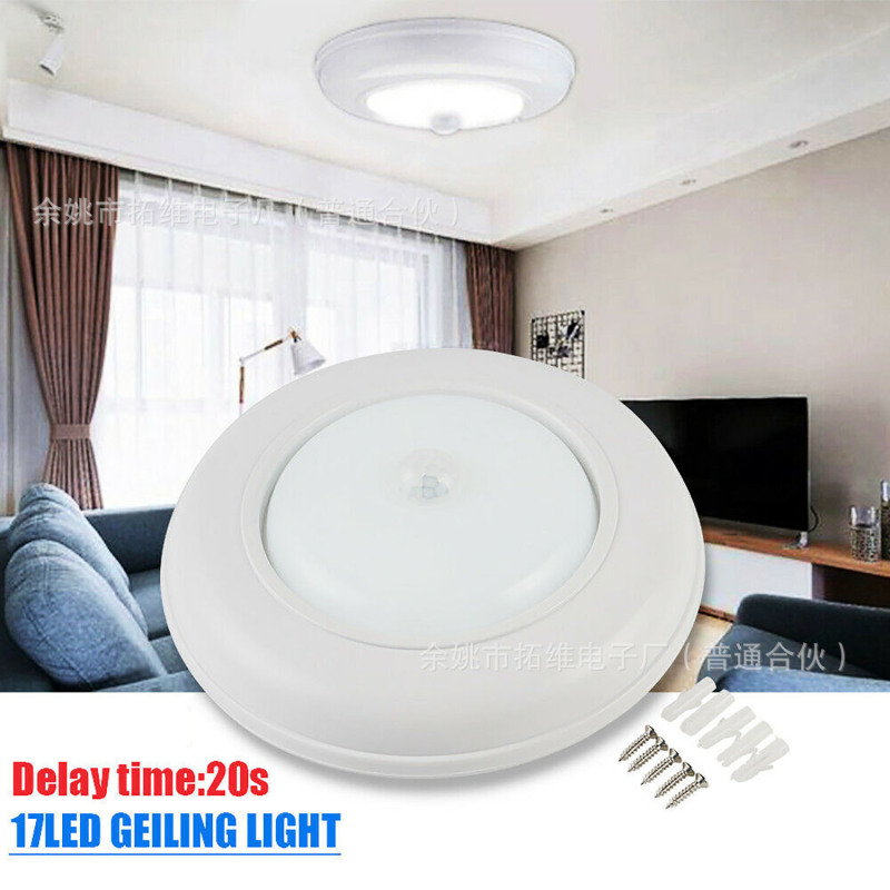 Creative Home Smart Human Body Sensor Lamp Amazon Recommended Courtyard Bedroom Corridor Utility Room Sensor Ceiling Lamp