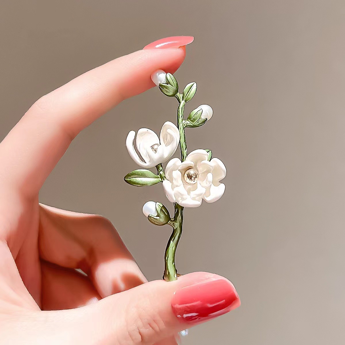 Elegant Blume Legierung Emaille Überzug Unisex Broschen display picture 3