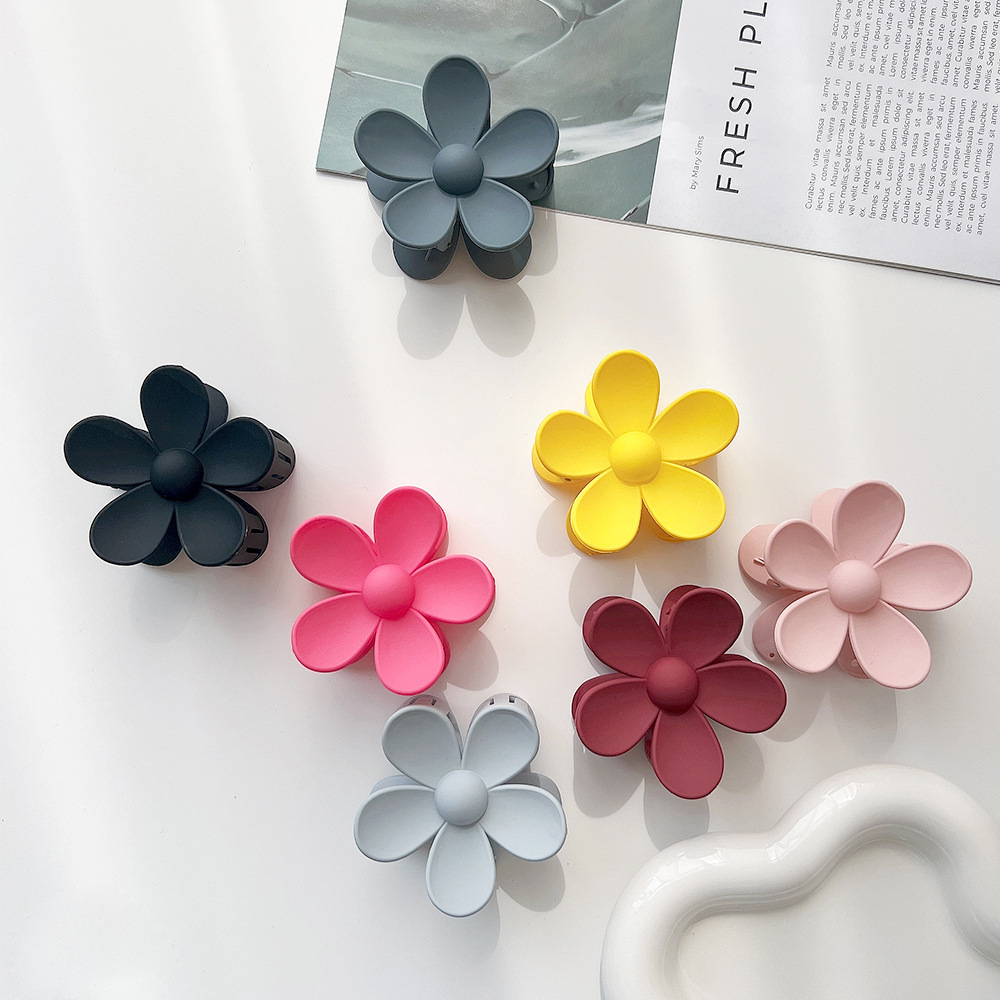 Fashion Frosted Candy Color Flower Shaped Hairpin Hair Clip Hair Accessories display picture 7
