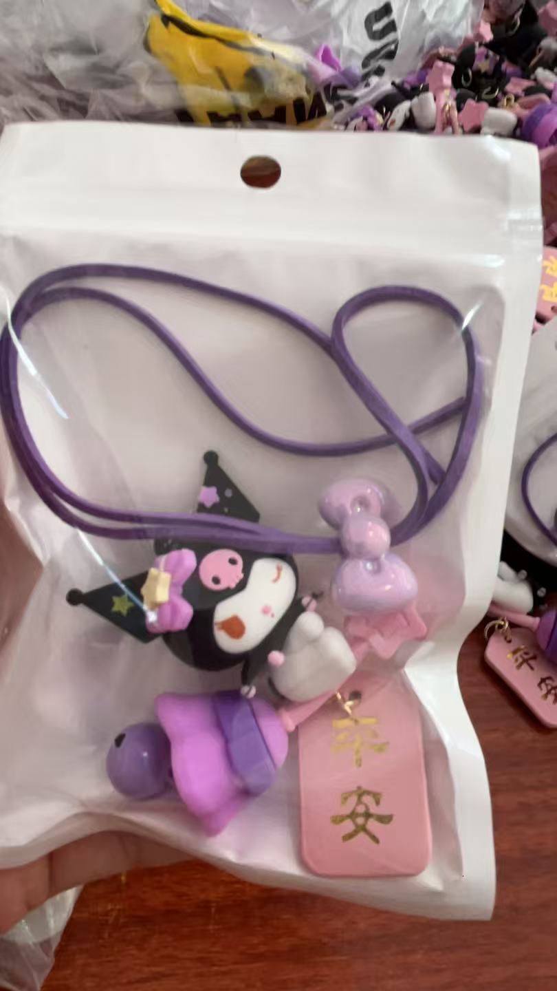 Sanrio Dreamy Hello Kitty Car Pendant, Cute Kuromi Car Rearview Mirror Ornament, Car Interior Decoration Gift