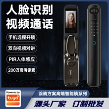 涂鸦方案Wifi/Zigbee可视对讲3D人脸识别高端住宅智能指纹密码锁