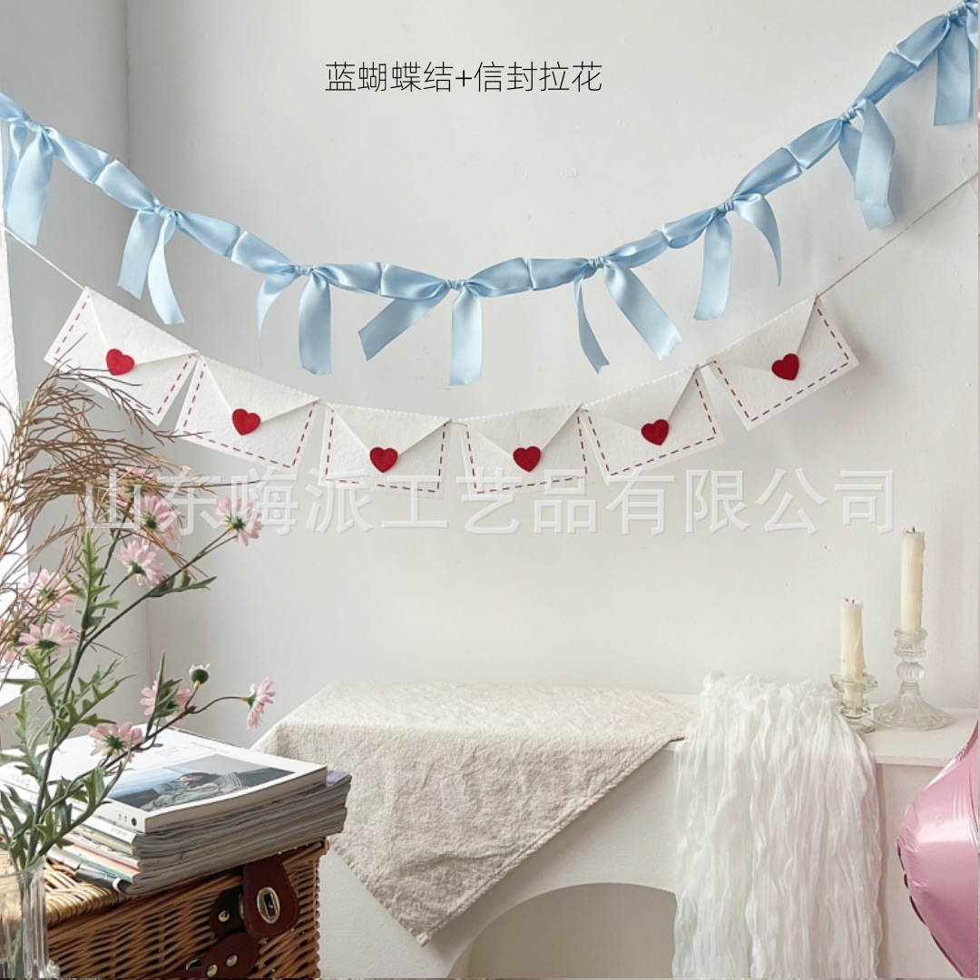 Arco de mano sobre de amor transfronterizo set de venta caliente Día de San Valentín boda de viento decoración de fiesta vestido