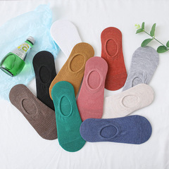 Factory wholesale invisible socks for women, summer new breathable comfortable invisible shallow mouth low-top socks for men