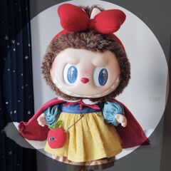 拉bubu 17cm“白雪公主”娃衣一二代挂件搪胶公仔替换套装衣服