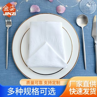 Cotton European Style Hotel Napkin Cloth Printed Jacquard Napkin Simple Cotton Napkin Mouth Cloth Mat Napkin Factory Direct Supply
