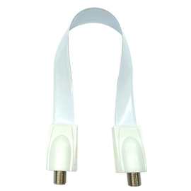 过墙线扁平过窗线过门线白色F头母对母穿窗线用于电视监控连接