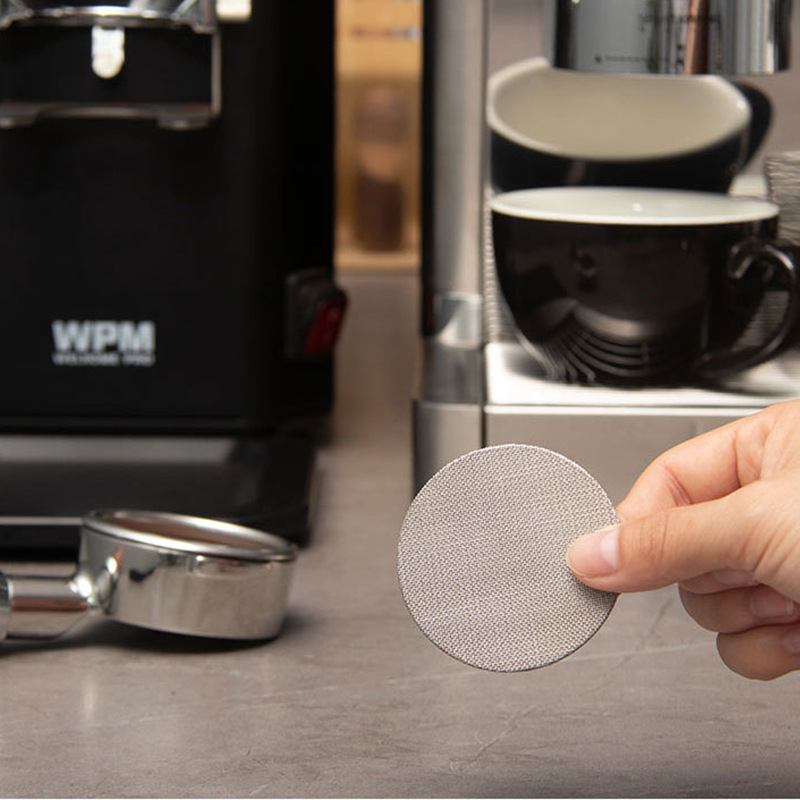 316 máquina de café de acero inoxidable tazón de polvo secundario distribución de agua neto café polvo filtro de extracción filtro de café sinterizado