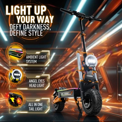 BOYUEDA72V dual-drive 10000W off-road Qatlanan elektrik skuterlər