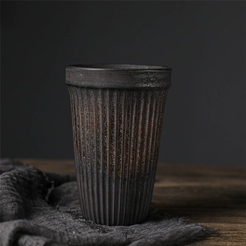 Alien ceramic cup high -value coffee cup retro Mark cup cross -border supply irregular cup rough pottery cup