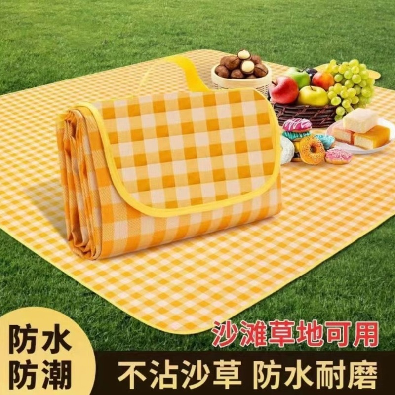 屋外ピクニックマット防水防湿厚手マットテントマットポータブル収納ピクニックキャンプマットマット|undefined