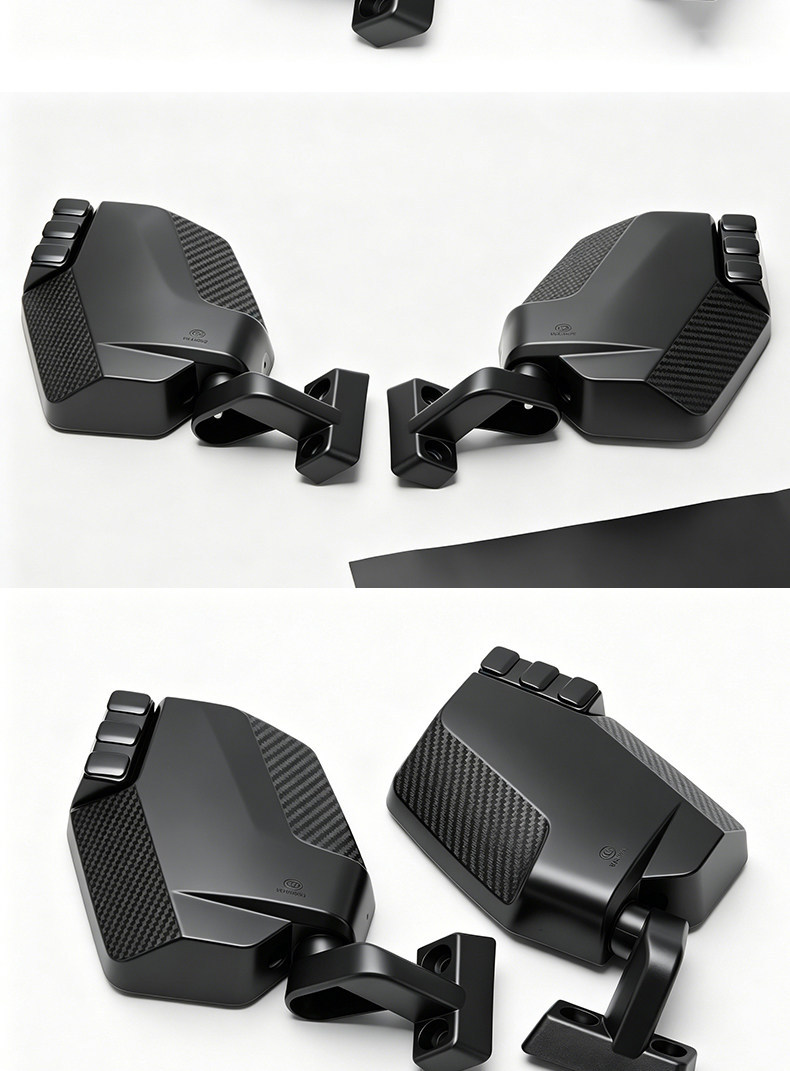 Wide-Angle Electric Tricycle Rearview Mirror Suitable for Zonglong Full-Cab and Half-Cab Vehicles, Convex High-Definition Reversing Mirror