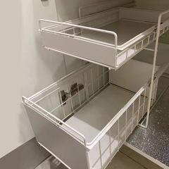 Prosperous kitchen sink storage rack household layered cabinet rack countertop multi-functional pull-out storage rack wholesale
