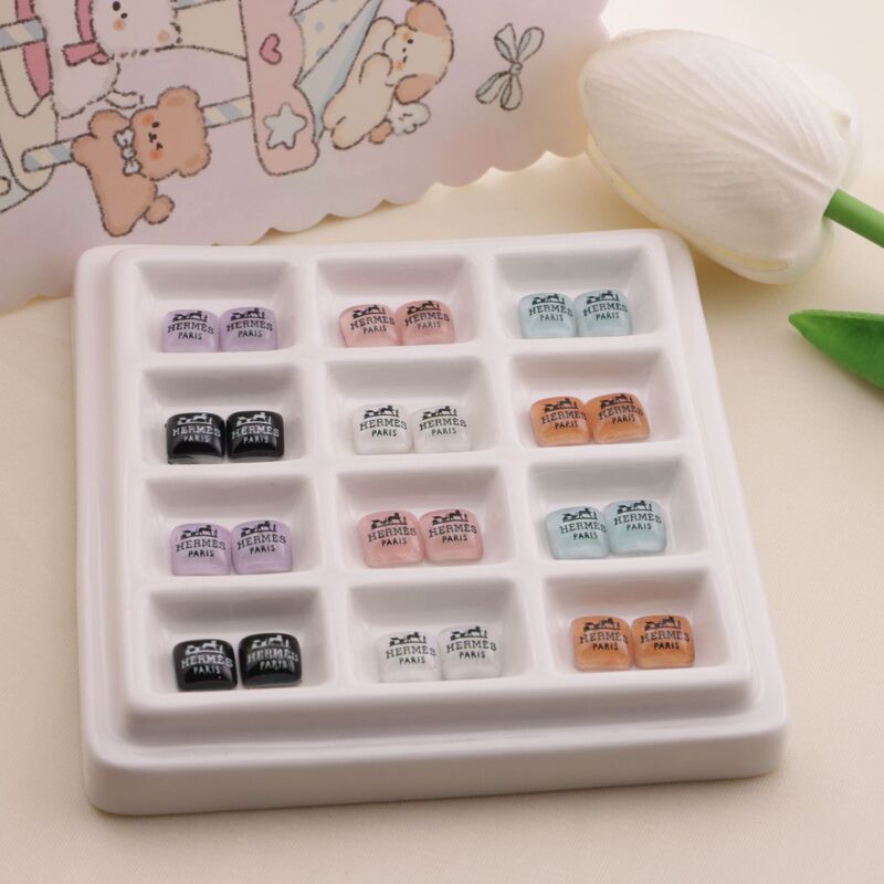 Approximately 9mm Nail Art Stickers DIY Accessories Materials Nail Wholesale Nail Art Material Combination Cross-Border Export Qualification