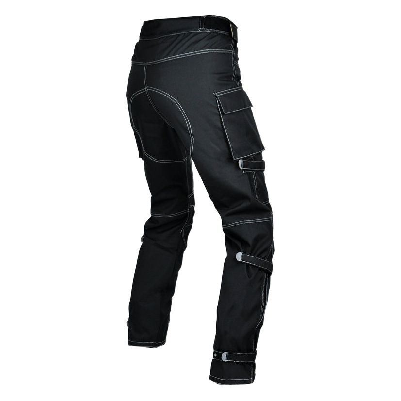 [Transfronterizo] VOLERO motocicleta Four Seasons pantalones de montar resistentes a las caídas multi-bolsa impermeable resistente a las caídas pantalones de motocicleta de cintura alta retráctil