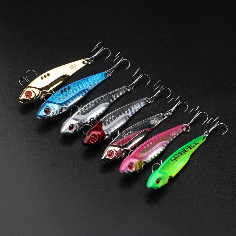 Оптовый Sencer Road Asian Bait и Iron Board Полное плавание Лазерная плита Vib sequins фальшивый приманка до приманки