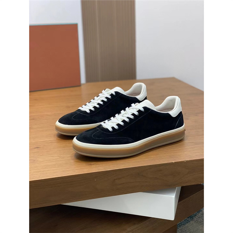 Herren Retro Sneaker Aus Wildleder Schnürschuhe Für Den Alltag_voghion.com