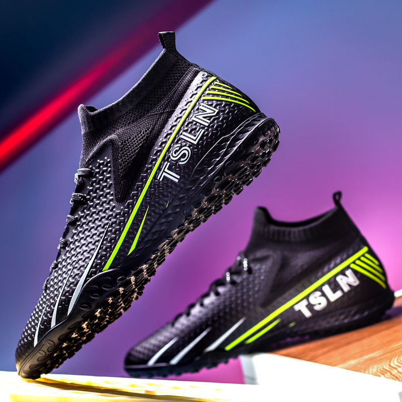 Copa del Mundo transfronteriza zapatos de fútbol para niños estudiantes adolescentes hombres mujeres TF ag