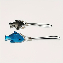 Y 37392 Creative Shark Phone Pendant ���������ֻ�����