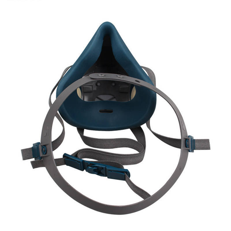 3M6502 máscara de gas de silicona de protección laboral media máscara con 6000 Series caja de filtro de veneno