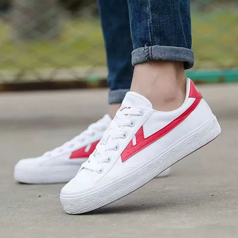 Мужские кеды на шнуровке, белые кеды для пар, универсальные повседневные женские кеды, модные кеды в корейском стиле, классическая модель WB-1