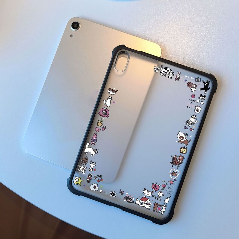 Suitable for iPad 10Th Generation Protective Case A16 Anti-Fingerprint 11inch Air Anti-Bend and Anti-Fall Pro Rear Case Without Cover Mini7