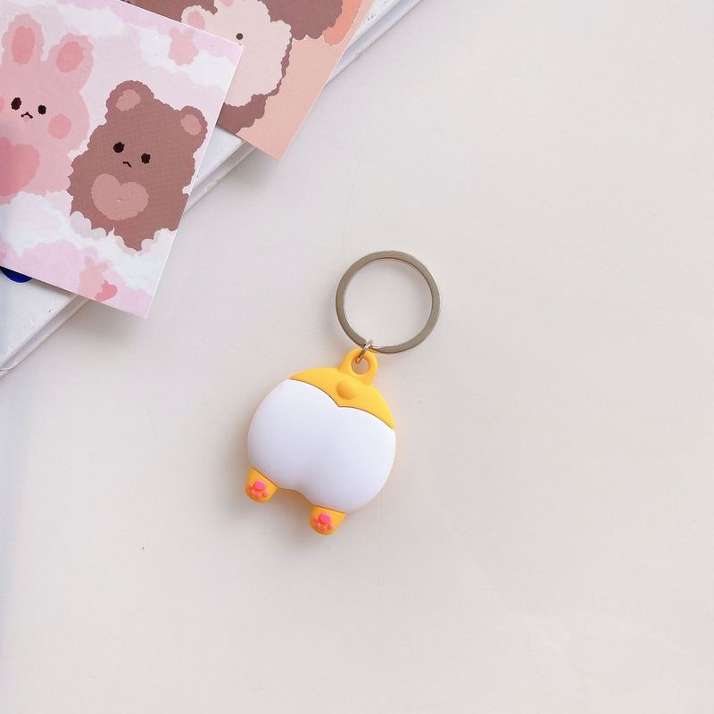 かわいい iPhone Apple トラッカー保護カバー Airtag 紛失防止デバイス収納ボックス漫画シリコンソフトケースに適しています|undefined