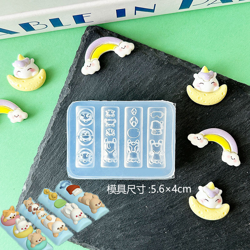 ネイルアートシリコーン型弓シリコーン三次元レリーフネイルジュエリー DIY モールド 3D 研磨簡単にフィルム|undefined
