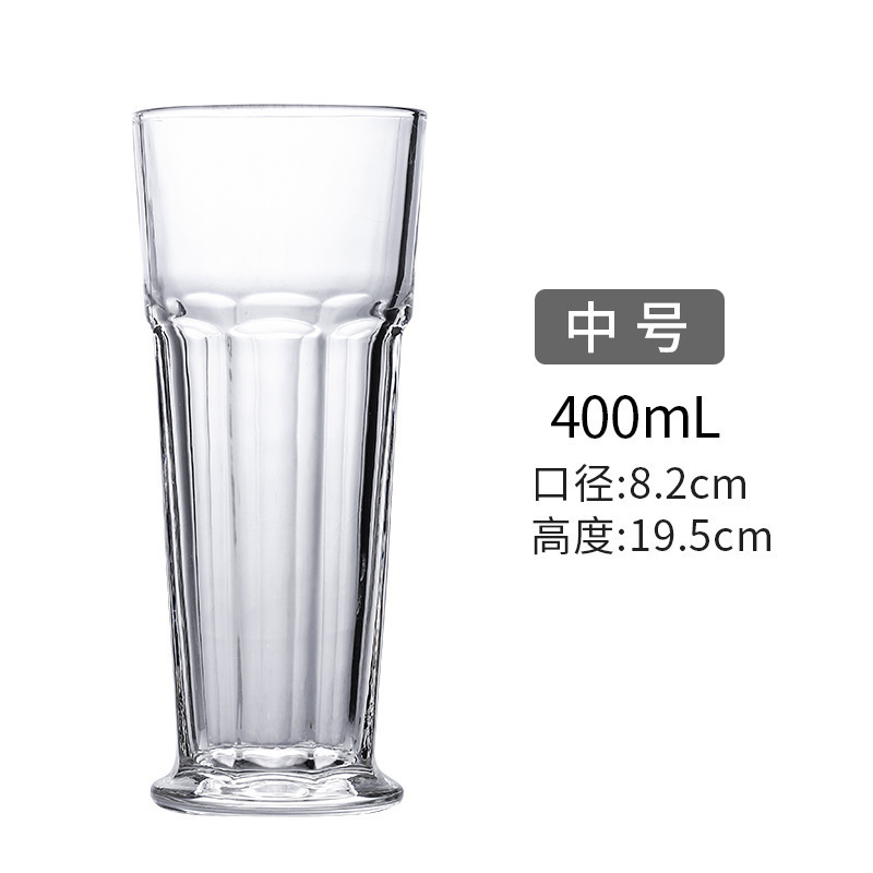 Taza de vidrio, taza de agua, taza octogonal, taza de té de leche gruesa, taza de Gibraltar, taza de jugo de leche, taza de cóctel