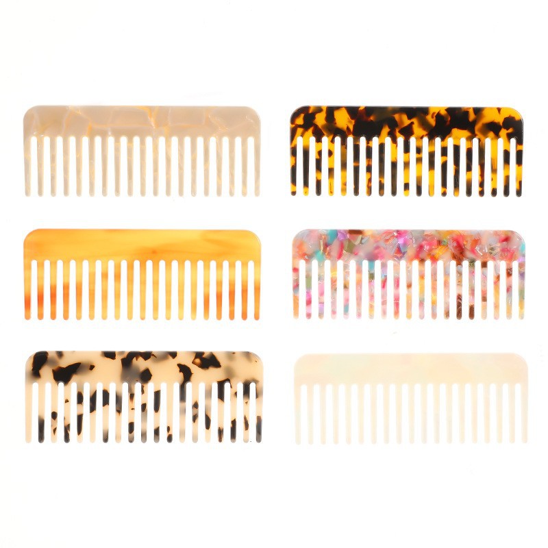 18g Weight Hair Comb Makeup Tools Types 1 Piece Quantity Acetic acid sheets Material Marble Pattern Simple Style Style Simple Style Marble Acetic Acid Sheets Hair Comb 1 Piece 8