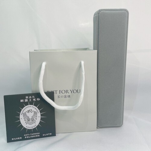 [Single shot, no delivery] Jewelry packaging box, handbag, gray velvet gift box series, dropshipping