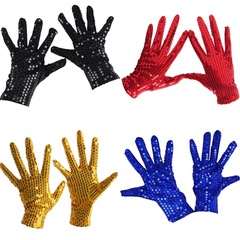 European and American performance sequin gloves adult dance stage night dance gloves Michael Jackson gloves stage