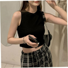 Crop Top Women Black Casual Basic T Shirt Off Shoulder T