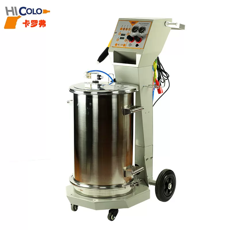 供应静电喷涂机 轮毂表面处理静电喷塑机 深入凹槽 上粉率高