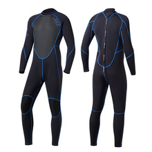支持小单定制新款成人潜水服连体长袖加厚保暖专业男士潜水衣