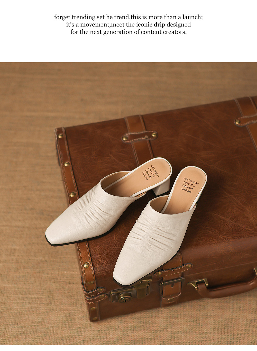 Sandal cao gót nữ mũi kín gót hở, gót 5 cm — đen chi tiết 20