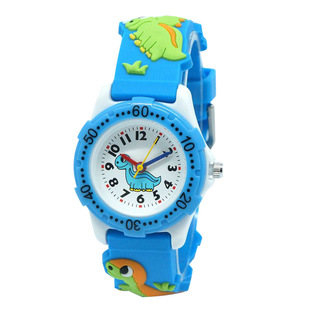 Factory Wholesale Dinosaur Watch Cartoon Watch Children's Watch Student Watch Silicone Quartz Watch