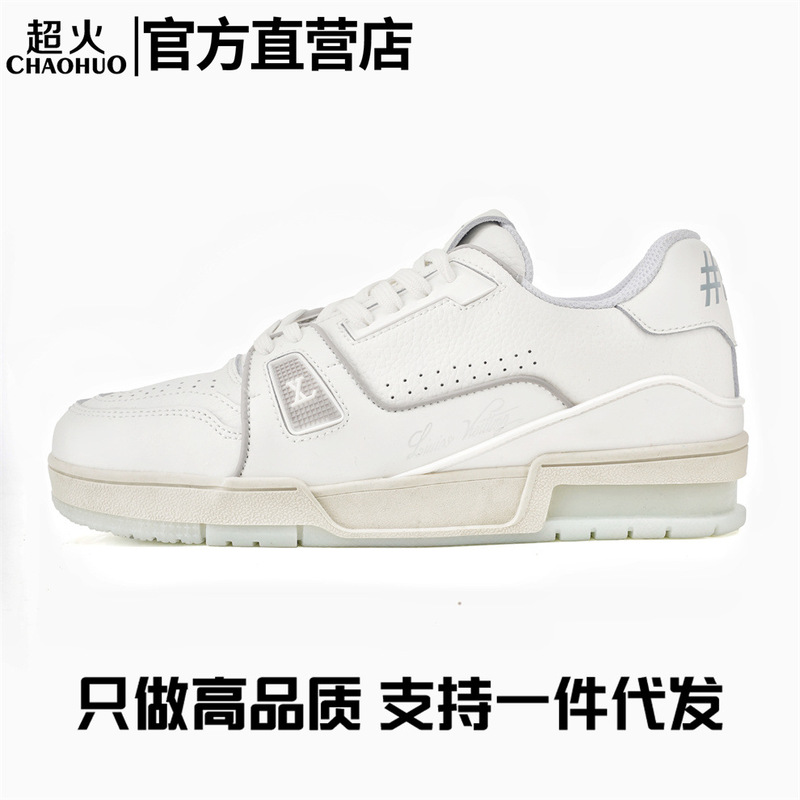 Putian High Edition Genuine Leather Donkey Home trainer New Trendy Brand Board Shoes for Men and Women Light Luxury Niche Trendy Casual Shoes