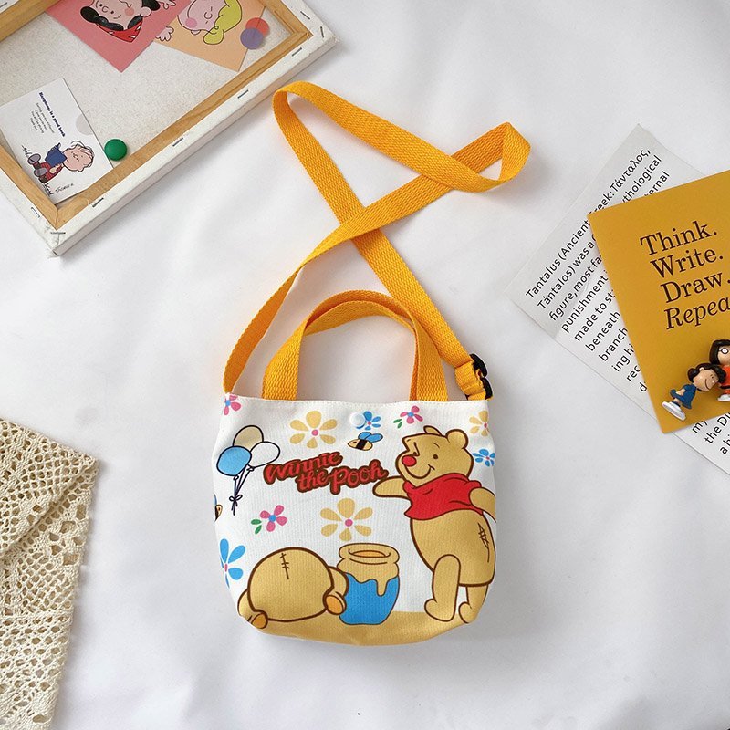 Bolsos para niños al por mayor Bolsos de hombro de moda coreana para niños Bolsos de mensajero para niños de lona de dibujos animados Bolsos de mano