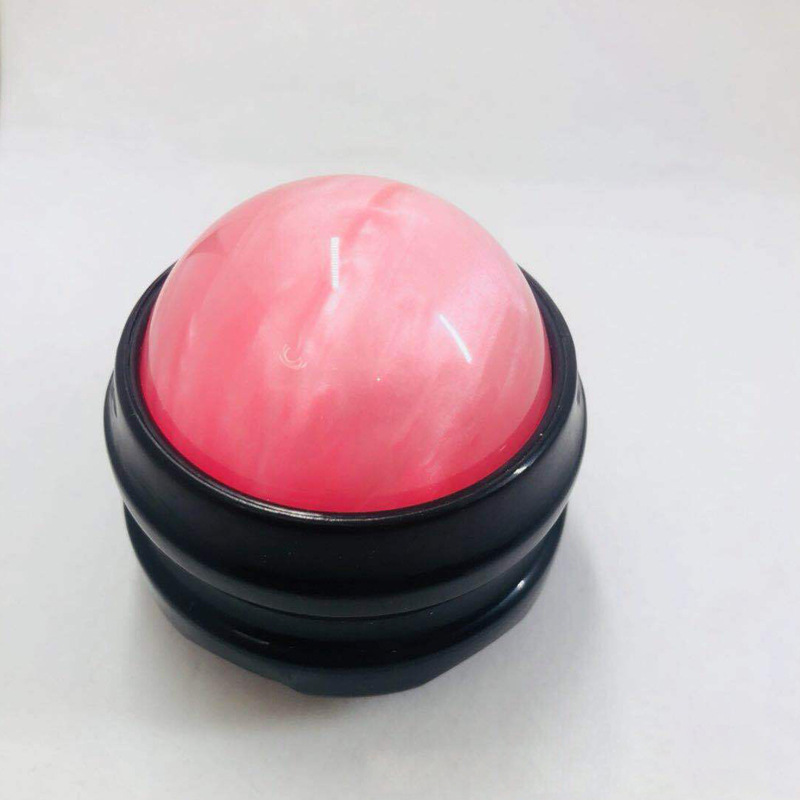 跨境手持迷你树脂按摩球户外运动健身肌肉放松滚珠脸部精油筋膜球