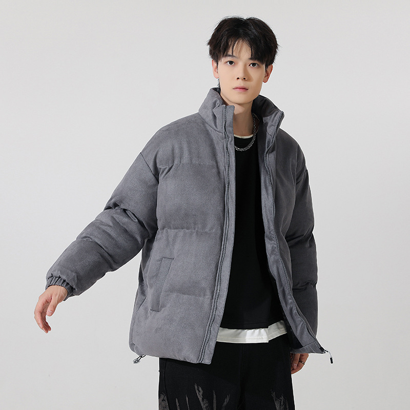 Deer skin velvet men's 2024 fashion brand new interior couple winter coat thick cotton jacket trend_voghion.com