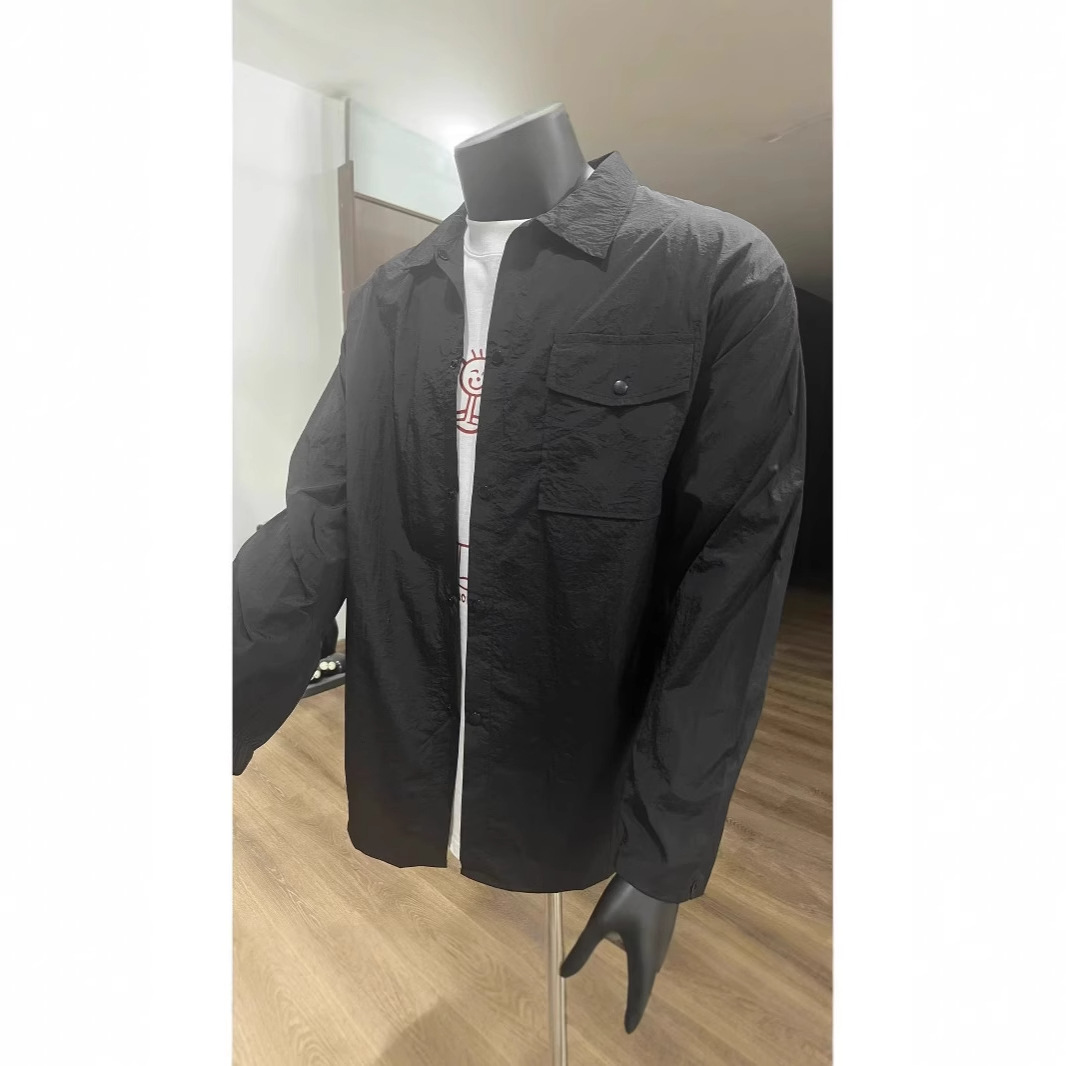 Japanese thin silk summer trend fashionable shirt