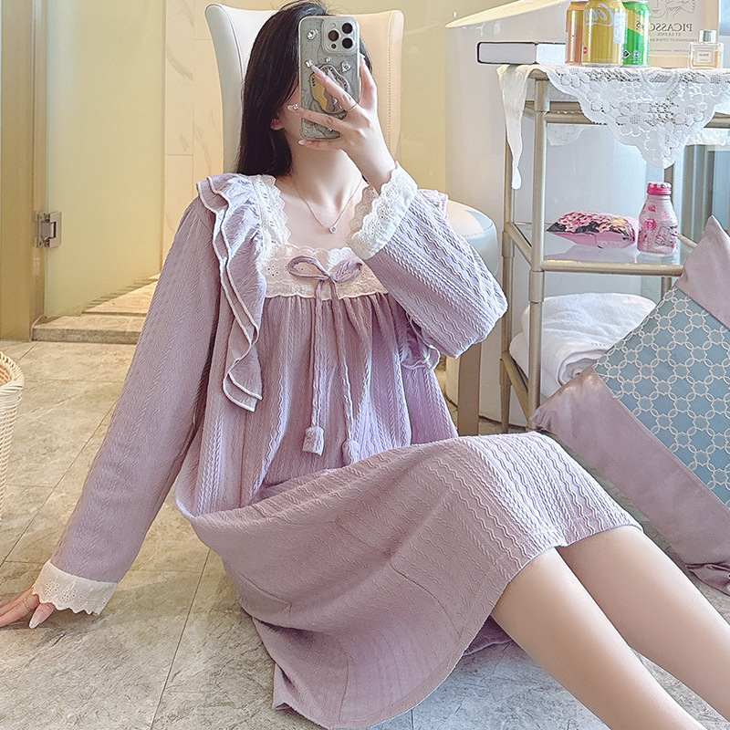 Long Sleeve Nightgown 3